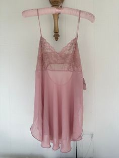 Early 2000s Vintage Pink Slip Dress with panty  -the prettiest slip dress perfect for Valentines Day -one bow is more perfect than the other, but still very cute  -rarely worn, good condition Feminine Summer Daywear Slip, Feminine Summer Slip For Daywear, Feminine Party Sleepwear With Spaghetti Straps, Feminine Tie Back Slip Dress, Feminine Summer Party Sleepwear, Feminine Slip With Spaghetti Straps, Feminine Camisole Slip For Daywear, Feminine Camisole Slip For Summer, Feminine Summer Camisole Slip