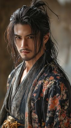 10 Choppy Edgy Styles for Samurai Hairstyle Men 💁 Samurai Hairstyle Men, Samurai Hairstyle, Modern Undercut, Twisted Braids, Dark Fall Hair Colors, Dark Fall Hair, Hairstyle Men, Hair Shades, Hair Color Dark