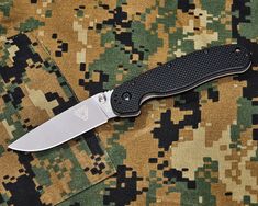 Ontario RAT Model 1.5 Liner Lock Folding Knife 3.25" CPM-MagnaCut Satin Plain Drop Point Blade, Black G10 Handles - KnifeCenter - 8880