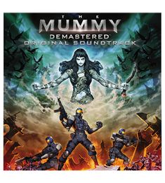 the poster for the upcoming movie, the mummy demastered by mark mcroe