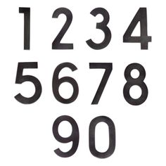 the numbers are shown in black on a white background