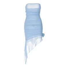 Description:One look at this tube dress and you'll want it in your closet! Crafted with see-through mesh. polyester and elastane. embellished with an asymmetric hemline embodied with draping flouncy details. featuring a sexy bandeau neckline. a slip-on styling enriched with ruching charms all over. a slim-fit profile finished with a short length. Find more trendy women's ruched dresses or unique clothing in our boutique. and complete a flattering look with some necklaces and a pair of stiletto h Tube Mini Dress, Ruffle Flower, Baggy Sweatpants, Mini Tube Dress, Crop Dress, Bra Dress, Unique Clothing, Flower Applique, Tube Dress