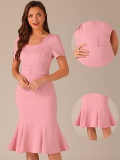 Shop Allegra K for vintage work cocktail mermaid sheath fishtail bodycon midi dress you are looking for, get more women's dresses for yourelf. Order now! Free Returns!