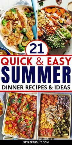 21 quick and easy summer dinner recipes