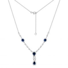 NECKLACE 14K White Gold Diamond 14-Round-0,48ct- G VS1 Diamond 84-Round-0,26ct -G VS1 Blue Sapphire 1-0,68ct 4/(5)З₁A Blue Sapphire 1-0,33ct 4/(5)З₁A Blue Sapphire 2-0,87ct 4/(5)З₁A Length 50 cm Weight 5,53 grams With a heritage of ancient fine Swiss jewelry traditions, NATKINA is a Geneva based jewellery brand, which creates modern jewellery masterpieces suitable for every day life. It is our honour to create fine jewelry, and it’s for that reason that we choose to only work with high-quality, Vs1 Diamond, Modern Jewellery, White Gold Necklace, Necklace For Her, Jewellery Brand, Blue Sapphire Diamond, White Gold Necklaces, Sapphire Diamond, Modern Jewelry