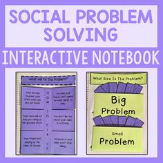 an interactive notebook for social problem solves the problem and solves what to do with it