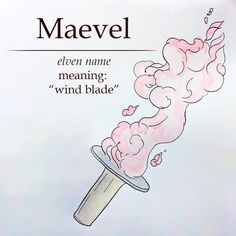 an advertisement for maevel with a pink cloud coming out of a tube