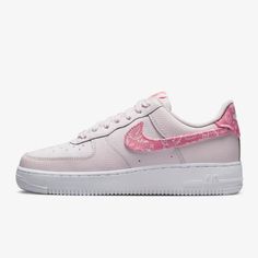 Product Features Brand: Authentic Nike  Size: US 5~12 (220~290mm)  Color: Pink Authentic New Shoes / Shoe Box / Official Tag SHIPPING  · All orders will be shipped to world wide using expedited shipping courier such as FedEx and DHL. · We ship your orders almost within 2 business days after the payment. · Please confirm your address is correct.    Due to eBay's policy, it's hard to change the address after the purchase.  RETURNS ·  We accept the returns, but item must be "Not Opened & Not Used Condition."  OTHER TERMS & CONDITIONS · Please do not forget to leave us FIVE STARS on all of the Detailed Seller Ratings. · Please DO NOT leave a neutral or negative feedback without contacting us first to get a better solution.   A better solution for you is better than any other neutral or negativ Pink Paisley, Air Force 1 Low, It's Hard, Five Star, Shoe Box, Air Force 1, Christmas List, Negative Feedback, New Shoes