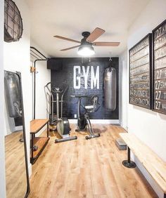 the gym is clean and ready to be used as a place for personal training or exercise