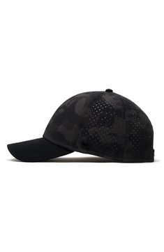 A smart moisture-wicking lining ensures superior comfort in a breathable perforated hat with a glare-reducing visor lining for superior clarity. Style Name:Melin Hydro A-Game Snapback Baseball Cap. Style Number: 5876789.