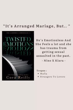 Story Recommendation, Nino Falcone, Kiara Falcone, Twisted Emotions, Camorra Chronicles, Romance Books Worth Reading, Romance Series Books