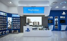 the playstation store is empty and ready for customers