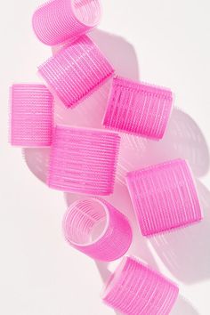 These hair rollers are the perfect solution for achieving bouncy, voluminous curls without the damaging effects of heat styling. Pink Hair Rollers, Velcro Hair Rollers, Slick Hair, Hair Company, Heat Styling, Voluminous Curls, Slick Hairstyles, Roller Set, Pink Fits