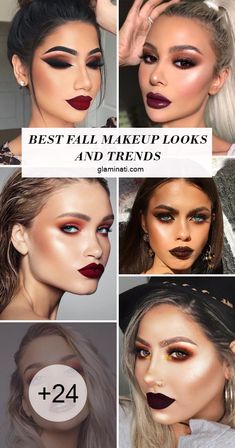 Best Fall Makeup Ideas ★ While every girl should have her own image of the perfect fall makeup, our gallery is full of ideas for all complexions and tastes. If you want your makeup looks to keep up with trends, dive in: cute natural ideas for brunettes, looks that enhance blue, green, and hazel eyes, and simple makeups for blondes are here! #fallmakeup #makeupideas #fall #makeupartist 2023 Makeup Looks Natural, Fall Wedding Makeup Hooded Eyes, Fall Inspired Eye Makeup, Fall Eye Makeup For Green Eyes, Fall Make Up Looks For Hazel Eyes, Make Up Trends Fall 2024, Dramatic Fall Makeup, Fall 2023 Makeup Looks, Fall Makeup For Green Eyes