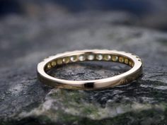 This ring is handmade by myself. The stones are 2mm natural green peridot. The material is solid 14k gold(white,yellow,rose gold is also available) Ring size can be choose from the selection box. Matching band available: https://www.etsy.com/shop/willwork?section_id=20674906 This jewelry can also be made in solid 10k,14k,18k gold,with real diamonds.Contact me! Need rush order? contact me! Need custom making order? Contact me! I have confidence on my jewelry.30 days money back guarantee!(For retu Yellow Gold Peridot Stackable Rings For Anniversary, Yellow Gold Peridot Stackable Rings For Wedding, Yellow Gold Eternity Band With Birthstone, Promise Ring Eternity Band With Birthstone In Yellow Gold, Yellow Gold Eternity Band With Birthstone For Promise, Yellow Gold Peridot Stackable Rings, Birthstone Promise Rings, Fine Ring, Half Eternity Band