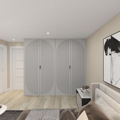 Closet Door Molding, Deco Paint Wardrobe, Built In Closet Wall Bedroom, Modern Closet Door, Bifold Closet Door Makeover, Bathroom Closet Door Ideas, Small Closet Door Ideas