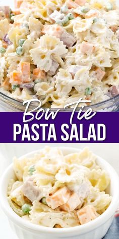 Bow tie salad in a bowl Bow Tie Ranch Pasta Salad, Sweet Bowtie Pasta Salad, Easy Pasta Recipes Bowtie, Mini Farfalle Pasta Salad, Cold Bow Tie Pasta Salad Recipes, Pasta Salad Farfalle, Bow Tie Chicken Pasta Salad, Minnie Bow Tie Pasta Salad, Bow Tie Macaroni Salad