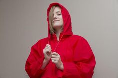 This is a retro Eddie Bauer Wind breaker 100% Nylon. Bright red in colour with mess lining inside covering the venting. There is a hood that can be tucked and zipped away if you prefer not to use it. The bottom has pull ties to make it more fitted. Front Pockets are zip.Measurements:Shoulder to Hem  27"Bottom Circumference(at Hip) 44"Sleeve length 28"Size listed Women's MModel is a size 8Great vintage condition Red Hooded Raincoat For Winter, Red Long Sleeve Raincoat For Winter, Red Winter Raincoat, Hooded Red Nylon Outerwear, Red Hooded Nylon Outerwear, Red Hooded Raincoat For Outdoor, Red Hooded Nylon Windbreaker, Red Nylon Outerwear With Adjustable Hood, Red Nylon Hooded Jacket For Fall