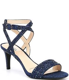 Sale & Clearance Women's Sandals | Dillard's Royal Blue Formal Dress Shoes, Shoes For A Navy Blue Dress Classy, Wide Width Shoes For Women Prom, Cheap Synthetic Evening Heels, Navy Blue Evening Dress Shoes, Luxury Formal Dress Shoes With Removable Insole, Affordable Chic Evening Sandals, Cheap Blue Evening Sandals, Cheap Medium Width Heels For Formal Occasions