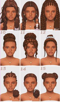 the different types of braids and hair styles