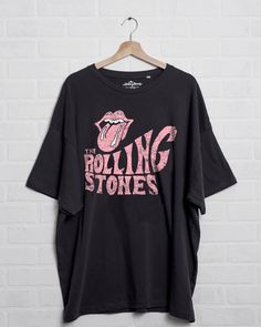 Your new favorite vintage style band tee. Show your unique style with this oversized show-stopper. The details: 100% Cotton Oversized Fit One Size Fits Most Officially Licensed via Bravado for The Rolling Stones Model is 5'10" Tiktok Fashion, Off Black, Band Tees, Rolling Stones, Christmas List, The Details, Oversized Fits, Jewelry Sales, Best Sellers