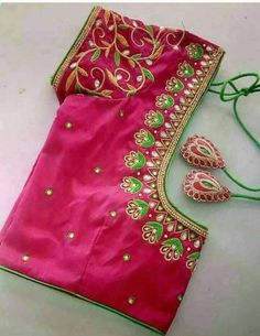 Pink Blouse Maggam Work Designs, Blouse Maggam Work Designs, Simple Maggam Work Blouses, Simple Maggam Work, Pink Blouse Designs, Blouse Maggam Work, Work Blouse Designs, Ali Raza, Cutwork Blouse