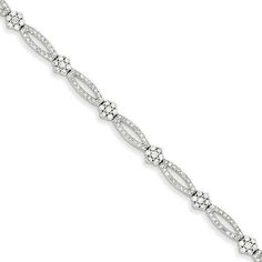 White Gold 14K 5 Carats Diamonds Bracelet Sparkling Gold Jewelry Tennis Bracelet Jadeite Jewelry, Diamonds Bracelet, Bracelet Inspiration, Beautiful Baubles, Chanel Pearls, Bracelet Diamond, Diamond Cross Pendants, Diamond Earring, Fancy Diamonds