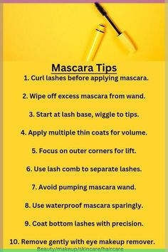 Long Lashes Mascara, Lash Comb, Lash Tricks