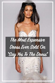 the most expensive dress ever sold on say yes to thedresses com ad