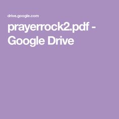 a purple background with the words prayer rock 2 - ppf google drive