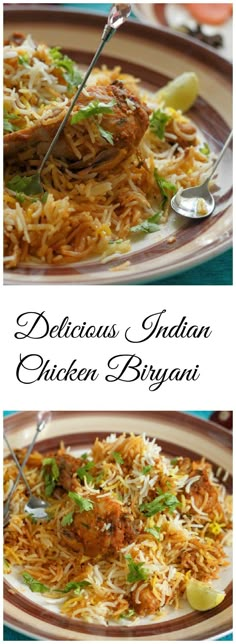 indian chicken biryani recipe Indian Chicken Biryani, Chicken Biryani Recipe, Aloo Gobi, Vindaloo, Chicken Biryani, Indian Chicken, Pakistani Food, Desi Food, India Food