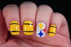 Nailart Tutorial, Sports Nails, Football Nails, Nail Designs Pictures, Colorful Nail Art, Chalkboard Designs, Cute Nail Art Designs, Cute Nail Art