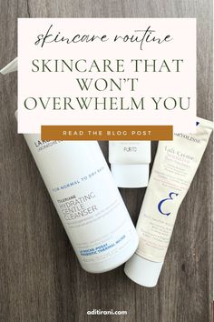 Ready to ditch the skincare overwhelm? 😣  simple skincare, skincare routine, three step skincare, sunscreen, lotion, cleanser, skin care routine, skin, skin care  #skin #skincare #skincareroutine #clearskin #simpleskincare Simple Skin Care Routine, Basic Skincare Routine Dry Skin, Simple Skincare Routine For Dry Skin, Simple Skincare Routine 40s, Skincare Routine Example, Simple And Effective Skincare Routine, Beauty Careers, Simple Skincare Routine