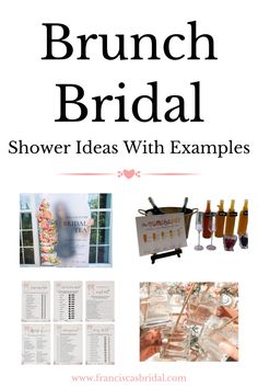 brunch bridal shower ideas with examples to help you plan your next bridal party