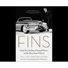 a book cover with an old car in the background and a man standing next to it