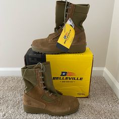 Brand New Marine Corps Boots Military Boots Size 10 Belleville Boots, Military Boots, Shoe Art, Marine Corps, Men's Shoes, Shoe Boots, Size 10, Man Shop, Brand New