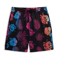 The Swim 9” Lined Board Short is a new-longer cut of our favorite 7” board short featuring a new contrasting swim liner. Styled like bike shorts-meet-board-meet-beach, this look is layered and playful. Shell: 98% recycled polyester; 2% spandex OEKO-TEX®-certified fabric Lining: 88% polyester; 12% spandex 2-in-1 with full fitted short liner in black Drawstring no-roll elastic waist Machine wash cold, Machine dry low temperature or hang dry UV Protection, UPF 50 Recycles 8 plastic water bottles in Tropical Multicolor Short Length Swimwear, Tropical Multicolor Swim Trunks With Built-in Shorts, Tropical Multicolor Shorts For Poolside, Sporty Multicolor Swim Trunks For Beach Season, Multicolor Surfing Shorts For Beach Season, Black Summer Shorts For Water Sports, Casual Summer Athletic Shorts For Water Sports, Summer Black Water Sports Shorts, Summer Water Sports Black Shorts