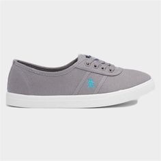 Shoe Zone, Original Penguin, Canvas Shoes, Penguins, Buy Online, Grey, The Originals, Canvas