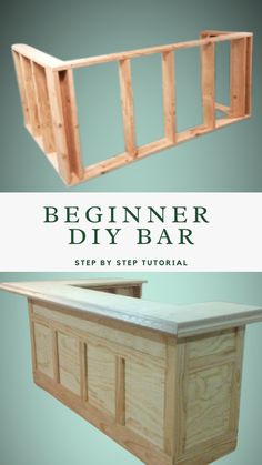 diy bar Diy Patio Bar How To Build, Build Your Own Bar Ideas, Garage Bars Diy, How To Build Bar, Diy Bar For Basement, Diy Bar In Garage, Diy In Home Bar, Dry Bar Building Plans, Diy Bar Build