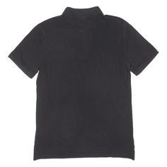 Item is in good used condition. >Size: S >Armpit To Armpit: 19" >Armpit To Cuff: 3" >Collar To Hem: 27" Classic Black Polo Shirt For Streetwear, Sporty Black Cotton Polo Shirt, Black Cotton Sporty Polo Shirt, Sporty Cotton Polo Shirt For Streetwear, Relaxed Fit Black Polo Shirt, Black Relaxed Fit Polo Shirt, Black Relaxed Fit Casual Polo Shirt, Casual Black Relaxed Fit Polo Shirt, Casual Cotton Polo Shirt With Moisture-wicking