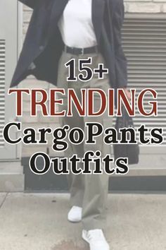 Outfit Ideaa, 2020 Clothes, Coat Outfit Casual, How To Style Cargo Pants Women