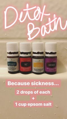 Young Living Oils Recipes, Living Oils Recipes, Essential Oils 101, Essential Oil Remedy, Detox Bath, Essential Oils Health