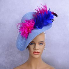 Hello!Welcome to our shop of  365daysCreations product information: Season:All Season Gender:Female Occasion:Party,Wedding,Melbourne cup,Kentucky Derby Material:PP straw,feathers With 1.2cm satin headband at the back Color:blue ivory,fuchsia,black Mini Hats With Feathers For Royal Ascot Races, Feathered Mini Hats For Royal Ascot Races, Royal Ascot Feathered Mini Hats For Races, Royal Ascot Mini Hats With Feathers, Feathered Fascinator For Royal Ascot With Short Brim, Feathered Short Brim Fascinator For Royal Ascot, Royal Ascot Feathered Fascinator With Short Brim, Feathered Mini Hats For Church And Royal Ascot, Formal Summer Costume Hat With Feathers