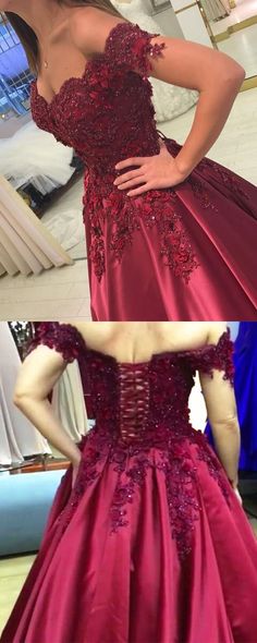 Baby Pink Prom Dresses, Dresses For Teens Wedding, Red Prom Dresses, Elegant Prom, Senior Prom Dresses, Dresses Ball Gown, Satin Evening Dresses, Prom Dresses Two Piece, Elegant Prom Dresses