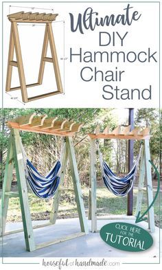 the ultimate diy hammock chair stand with instructions to make it easy and fun