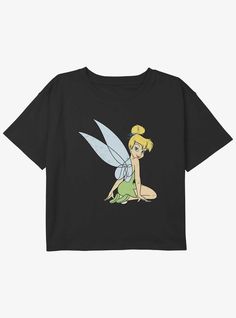 60% Cotton  40% PolyesterWash cold; dry lowImportedListed in youth sizes Tinkerbell Shirt, Winged Girl, Bell Art, Crop T Shirt, Tinker Bell, Fairy Wings, Art Shirts, Crop Tshirt, Disney