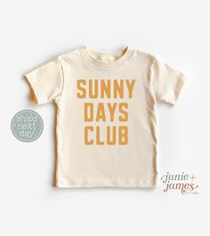 Welcome to Junie +James Co.! All of the designs you see are designed by me, Aubrey, and then handmade & shipped out to you the next business day by my production partner in Upstate New York! It brings me joy to create designs for kids' everyday wear or for those special moments!  Things to know: - Each item is handmade to order! - Please see our size chart below for specs. White bodysuits are Gerber Onesies® Brand. Natural bodysuits and toddler/youth shirt brands may vary depending on availabili Unisex Text Print Shirt For Summer, Summer Unisex Text Print Shirt, Unisex Name Print Shirt For Summer, Customizable Fitted T-shirt For Summer, Relaxed Fit Shirt With Name Print For Summer, Relaxed Fit Summer Shirt With Name Print, Customizable Graphic Tee For Summer, Unisex Custom Print Shirt For Summer, White Shirt With Name Print For Summer