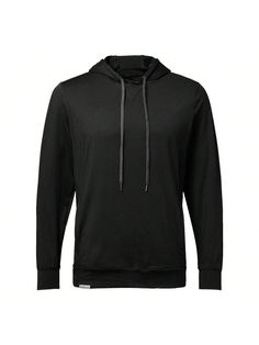 6.3 oz./yd, 89/11  polyester/spandex. Moisture-management properties. 3-panel hood with drawcord. Side seam pockets. Set-in sleeves. Self-fabric cuffs and bottom hem. Tagless label. This product meets the following  Style subcategory:  Materials: Contains 89%  polyester.Holloway  Revive Ventura Soft Knit Hoodie (Black) Black    Fabric   Non-Stretch  Men Clothing, size features are:Bust: ,Length: ,Sleeve Length: Black Hoodie With Ribbed Cuffs For Outdoor Activities, Black Hooded Activewear With Ribbed Cuffs, Black Cotton Activewear For Outdoor, Black Activewear With Drawstring Hood For Fall, Black Hoodie With Drawstring Hood For Outdoor Activities, Black Hoodie With Drawstring For Workout, Black Fleece Activewear With Drawstring Hood, Black Workout Hoodie With Drawstring Hood, Black Long Sleeve Activewear With Drawstring Hood