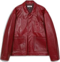 Mark Webber, W Concept, Stitching Leather, Red Leather, Red Leather Jacket, Cool Girl, Designer Fashion, Timeless Fashion, Vintage Outfits