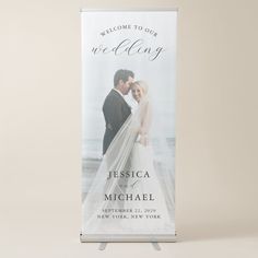 a welcome sign for a newly married couple